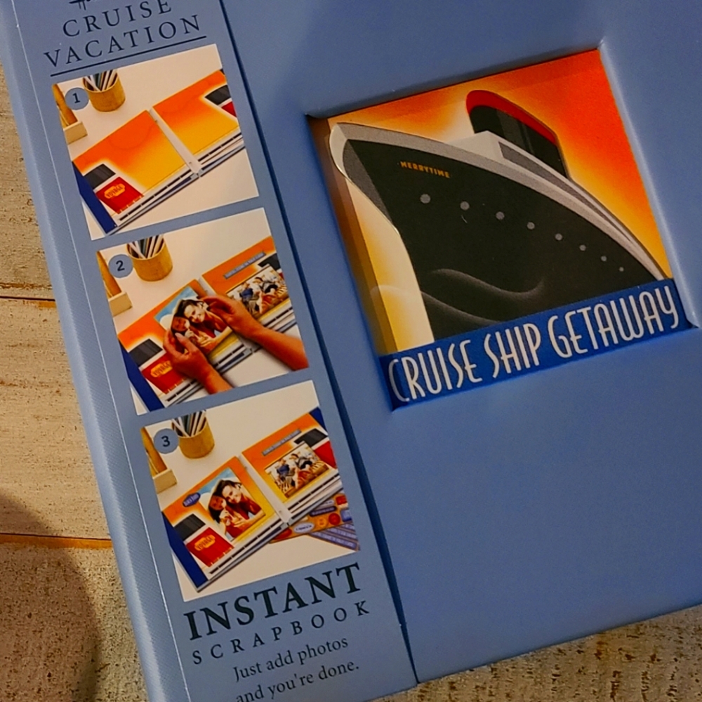 HALLMARK CRUISE VACATION SCRAPBOOK PHOTO ALBUM